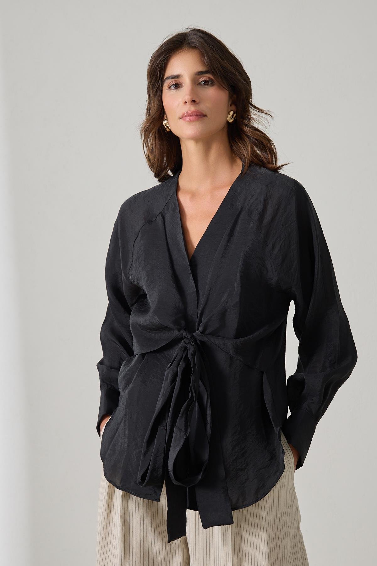 Siyah 1YB3WSBL1242 BLUZ Kadın Blouse modelleri