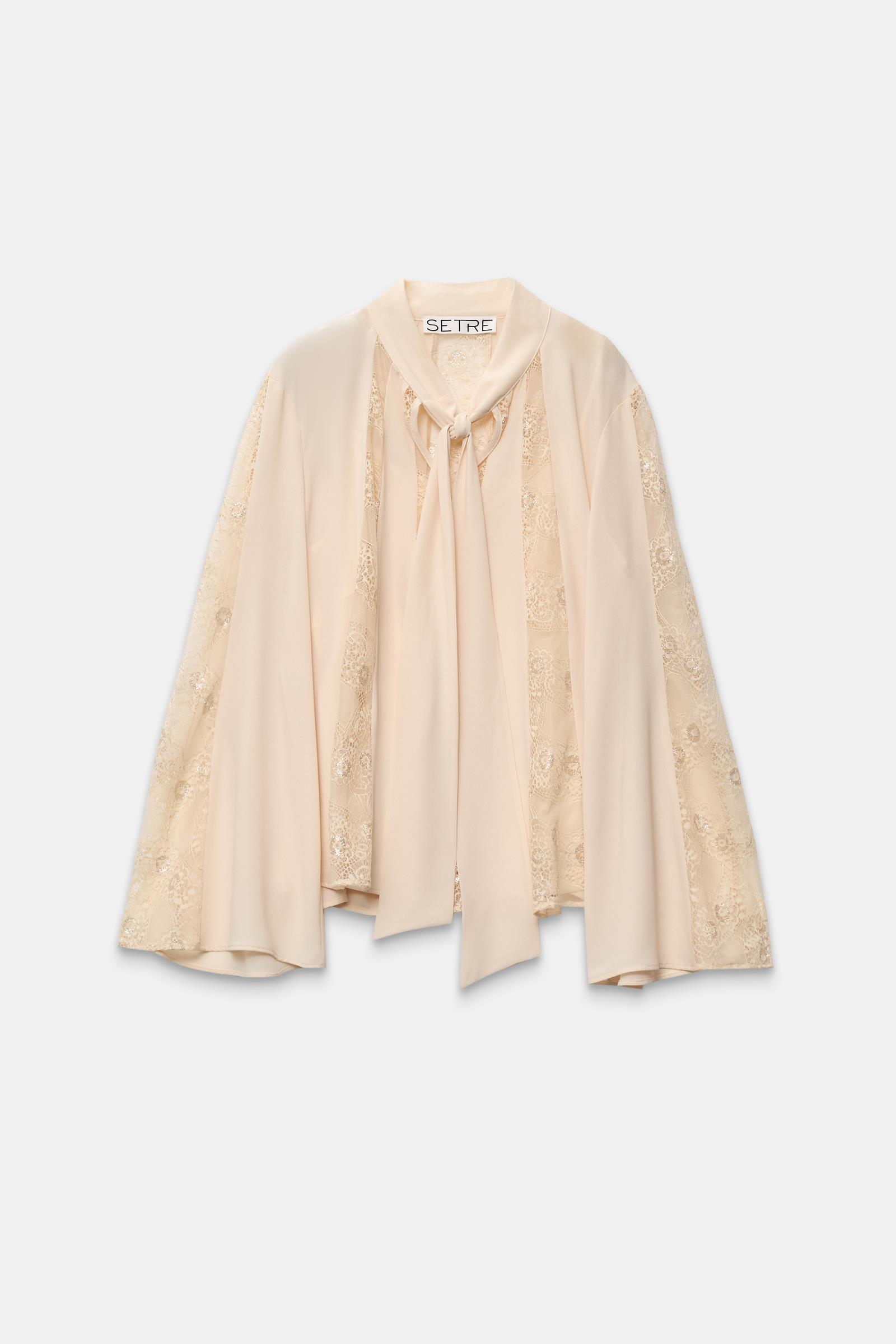 Tereyağ Sarısı Boyundan Bağlama Ve Dantel Detaylı Bluz Kadın Kategorisiz modelleri