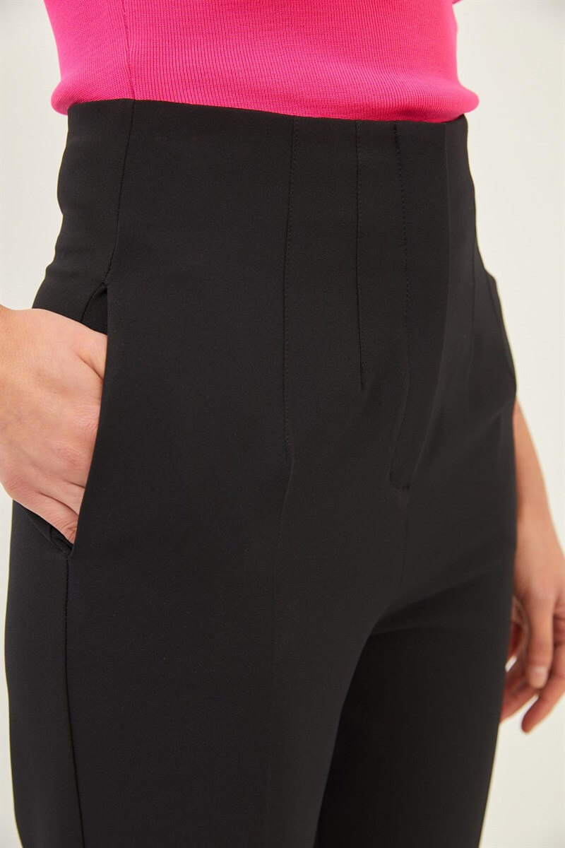 Siyah Yüksek Bel Kumaş PantolonST060S20506001
