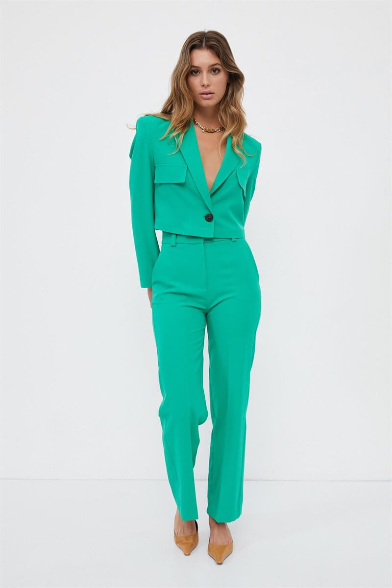 Yeşil Ceket Pantolon TakımST060W90290002