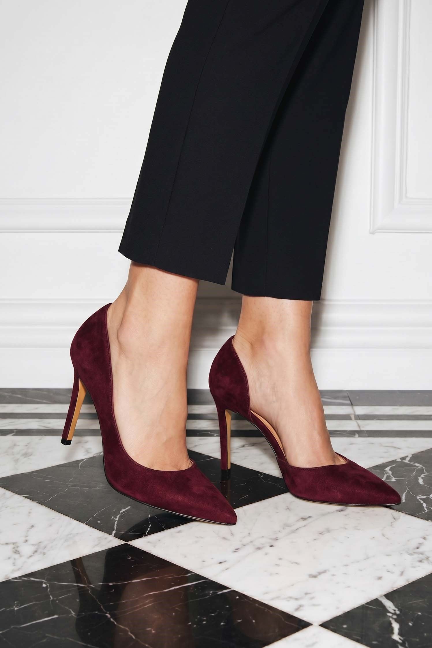 Adel Bordo Süet Stiletto