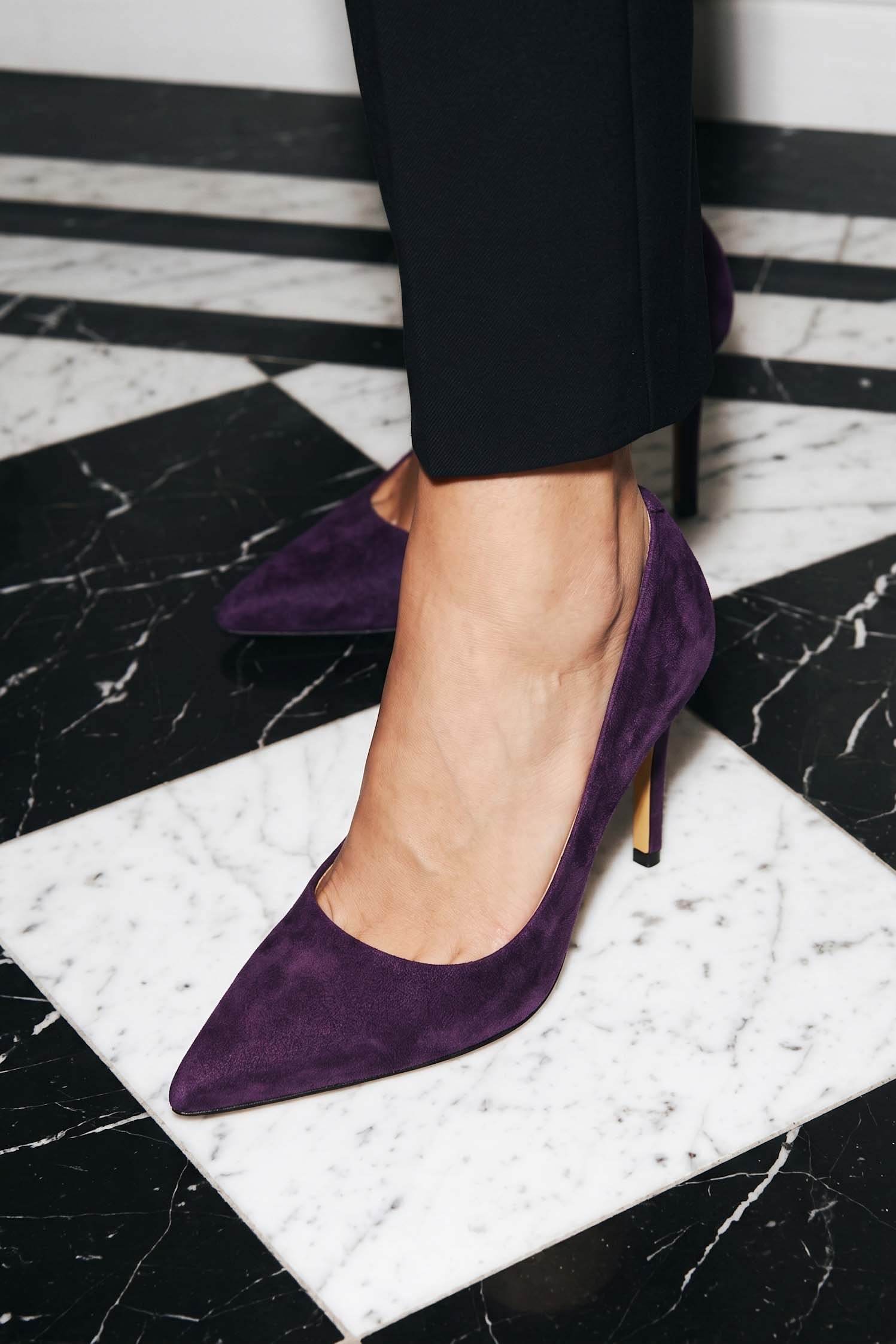 Chic Mor Süet Stiletto