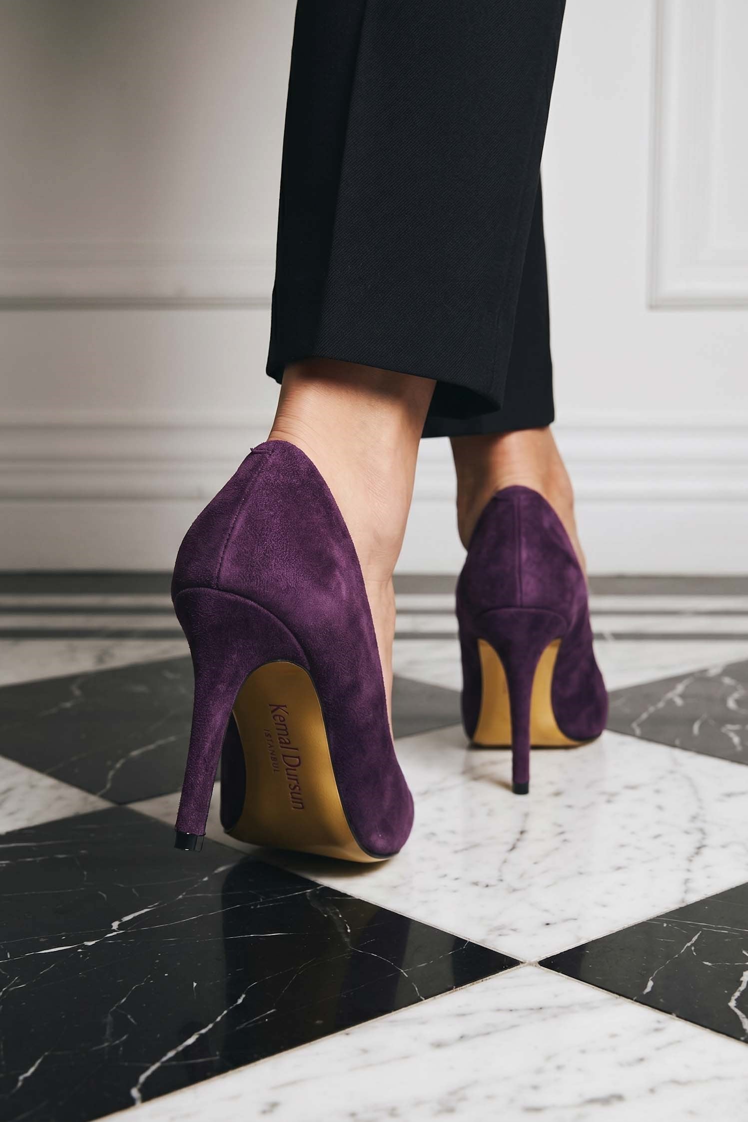 Chic Mor Süet Stiletto