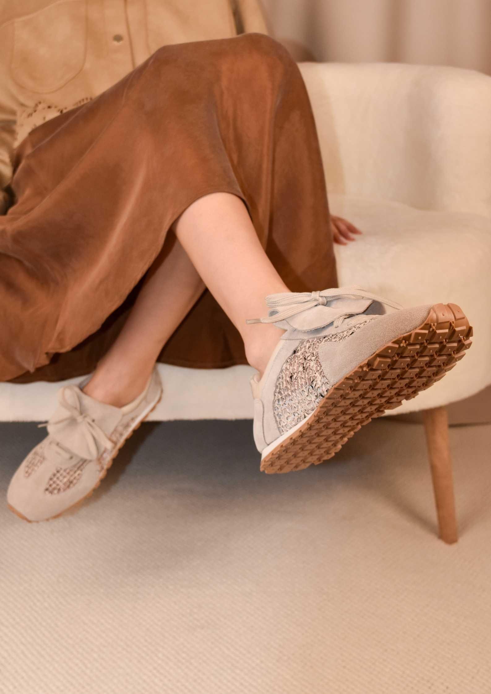Dolce Gri Süet Kadın Sneaker