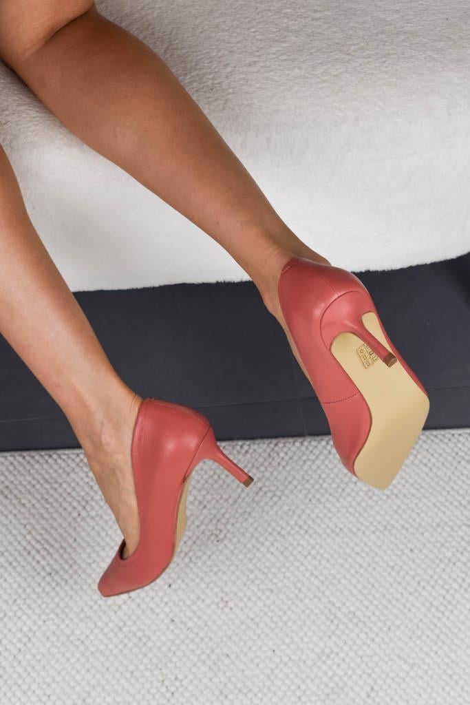 Glam Somon Deri Stiletto