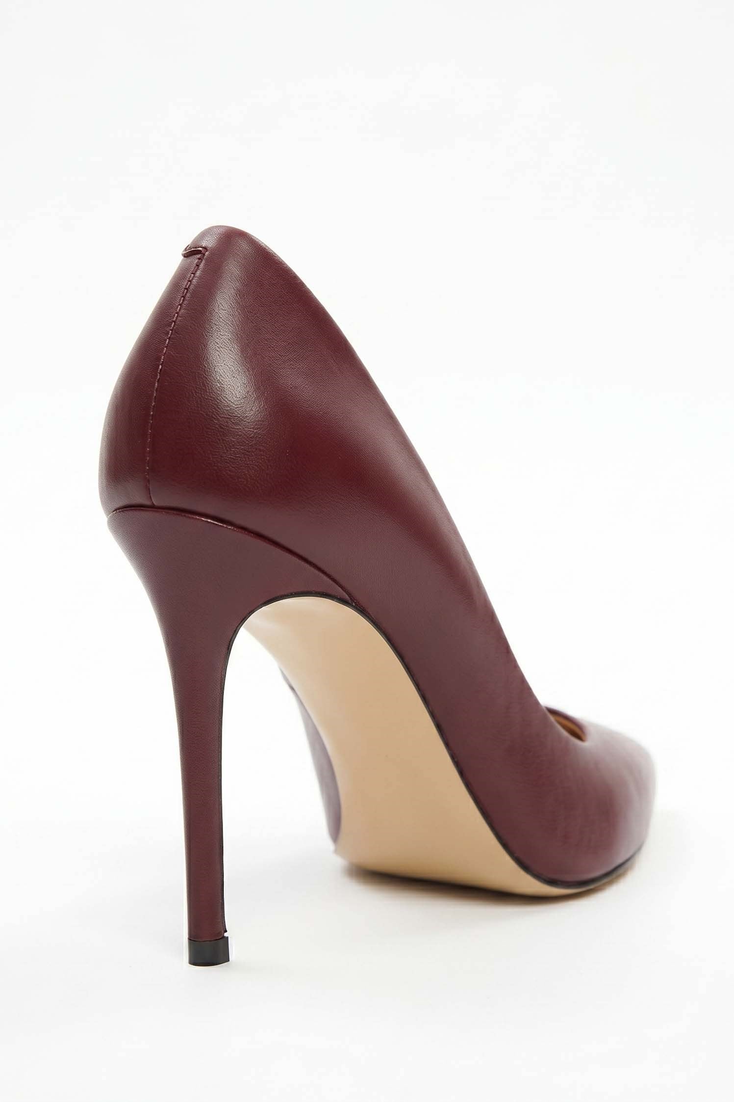 Icon Bordo Deri Stiletto