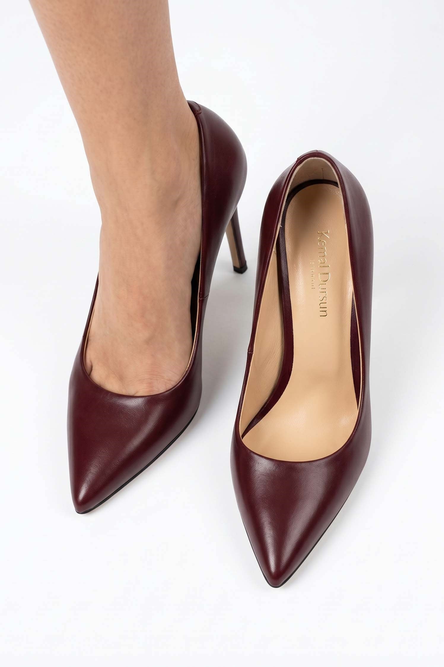 Icon Bordo Deri Stiletto
