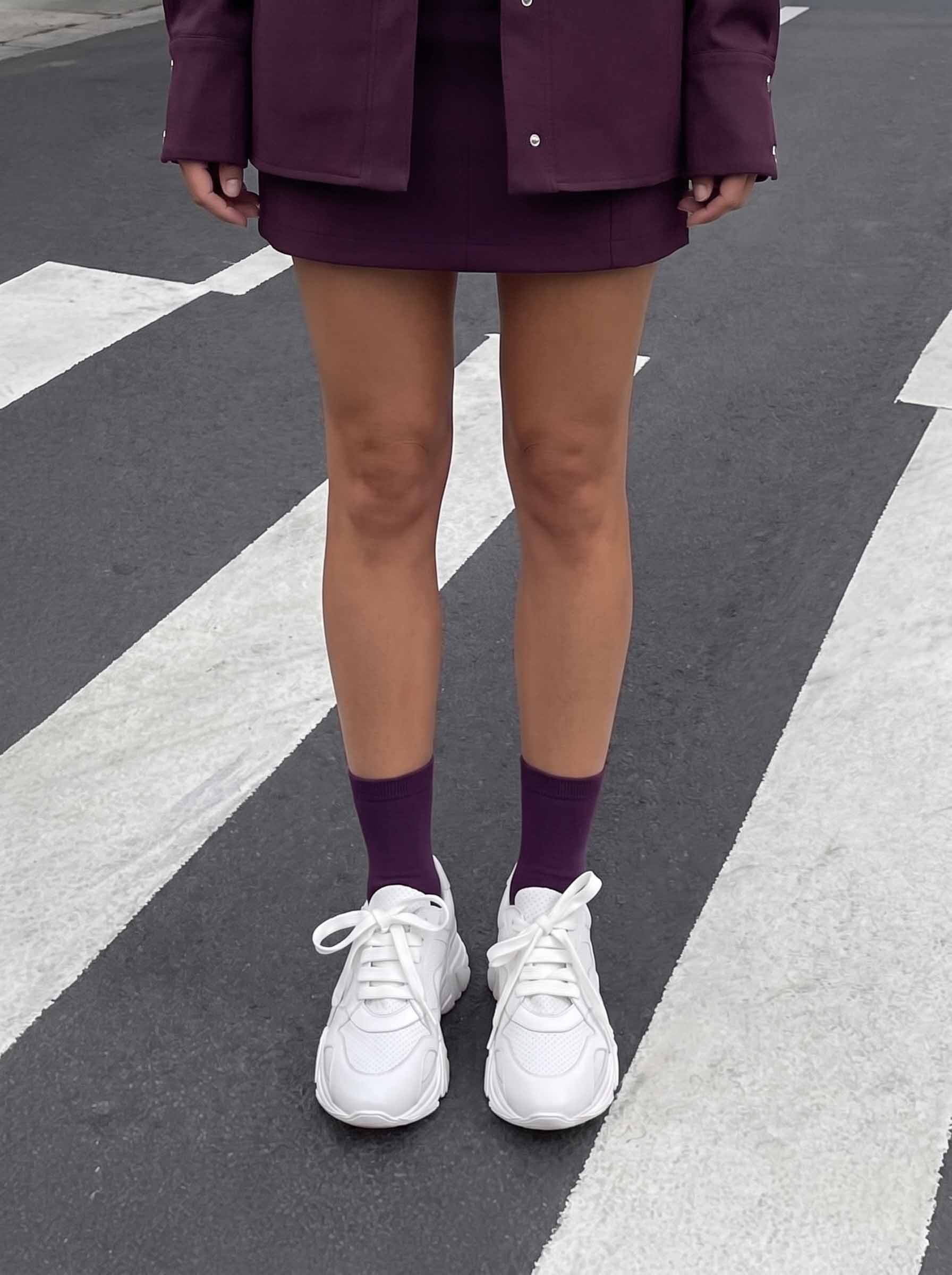 Jasmin Beyaz Deri Kadın Sneaker