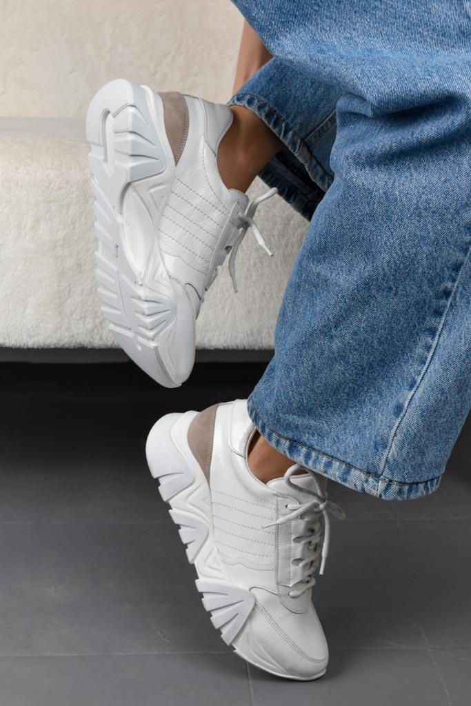 Loft Beyaz Deri Kadın Sneaker