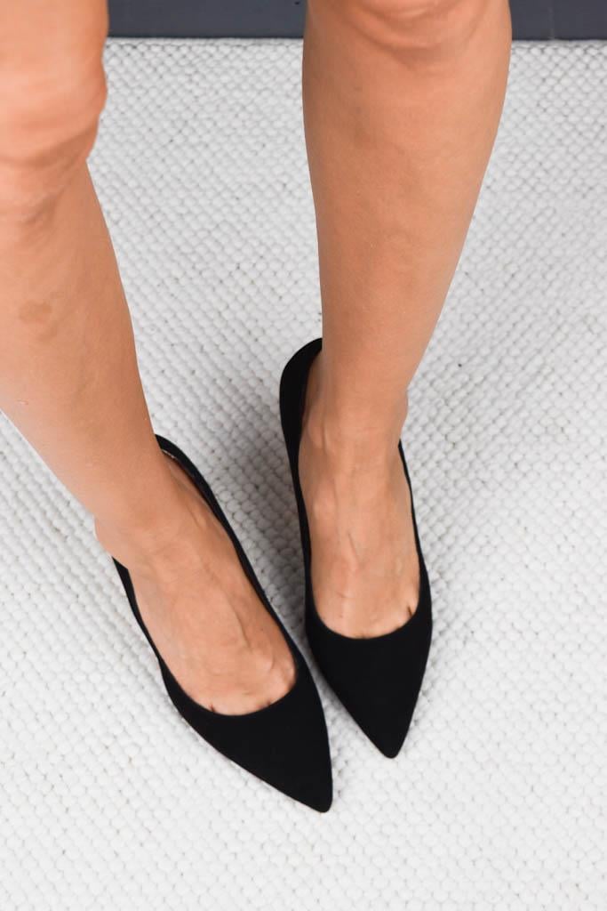 Most Siyah Süet Stiletto