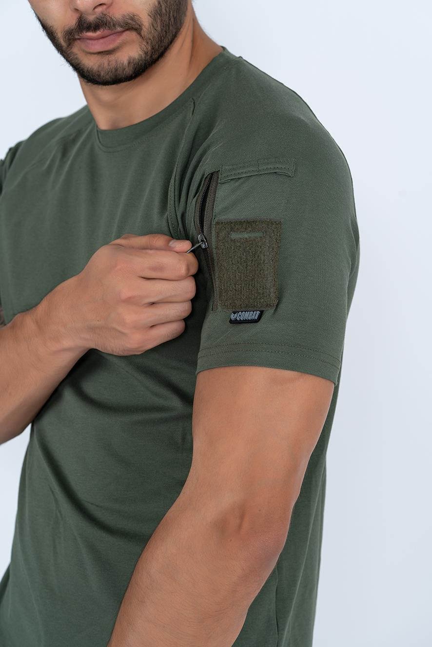 Combat Tactikal taktik tişört yuvarlak bisiklet yaka tişört outdoor T-shirt- 801 PİKE