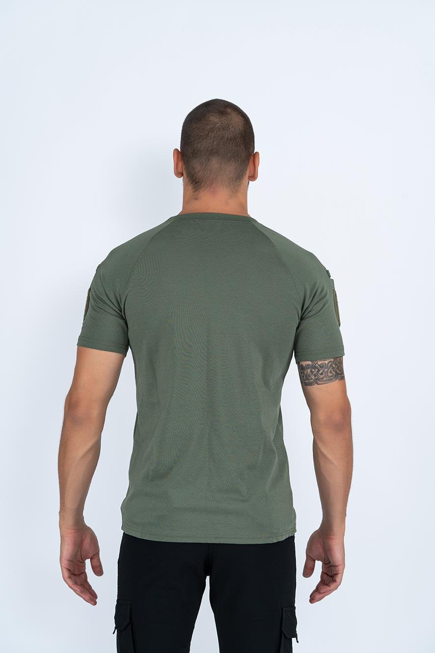 Combat Tactikal taktik tişört yuvarlak bisiklet yaka tişört outdoor T-shirt- 801 PİKE