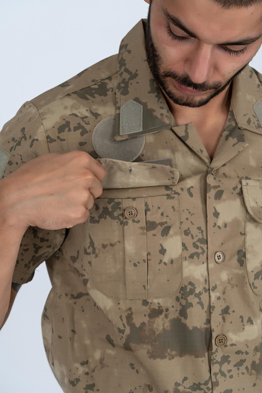 GÖMLEK KISA KOL KAMUFLAJ - 421