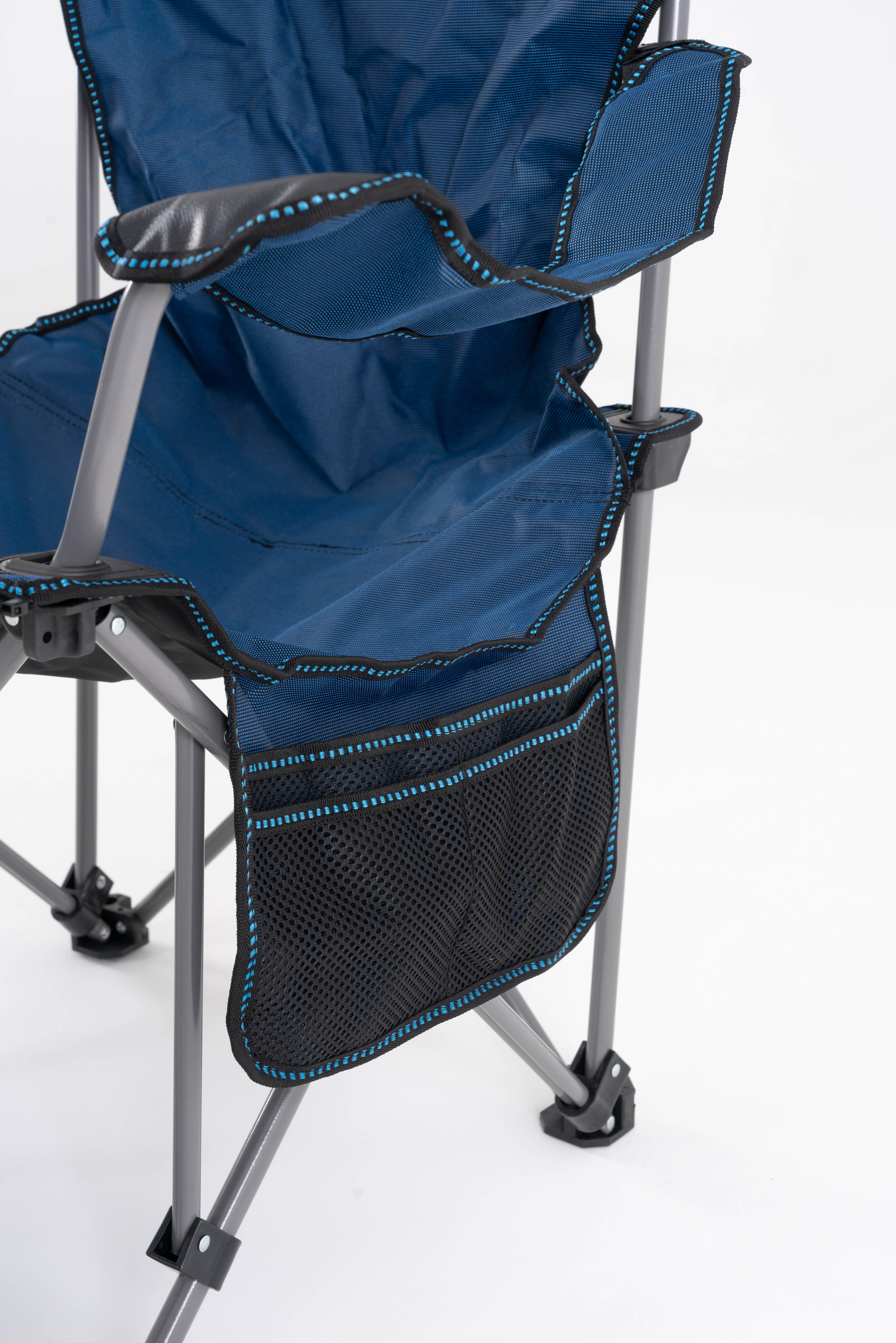 KAMP SANDALYESİ KATLANIR AYAK UZATMALI YASTIKLI  - UG-0008