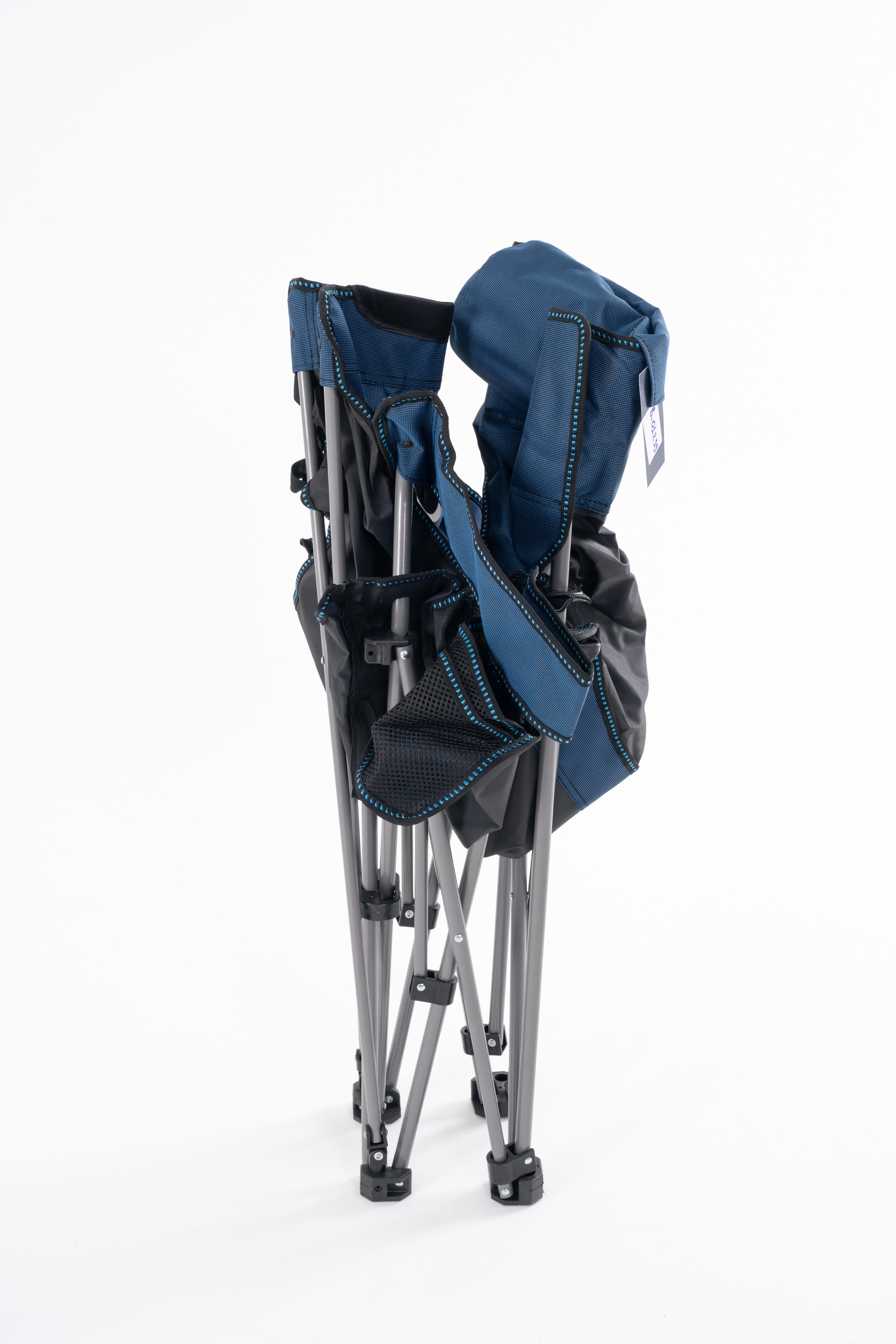 KAMP SANDALYESİ KATLANIR AYAK UZATMALI YASTIKLI  - UG-0008