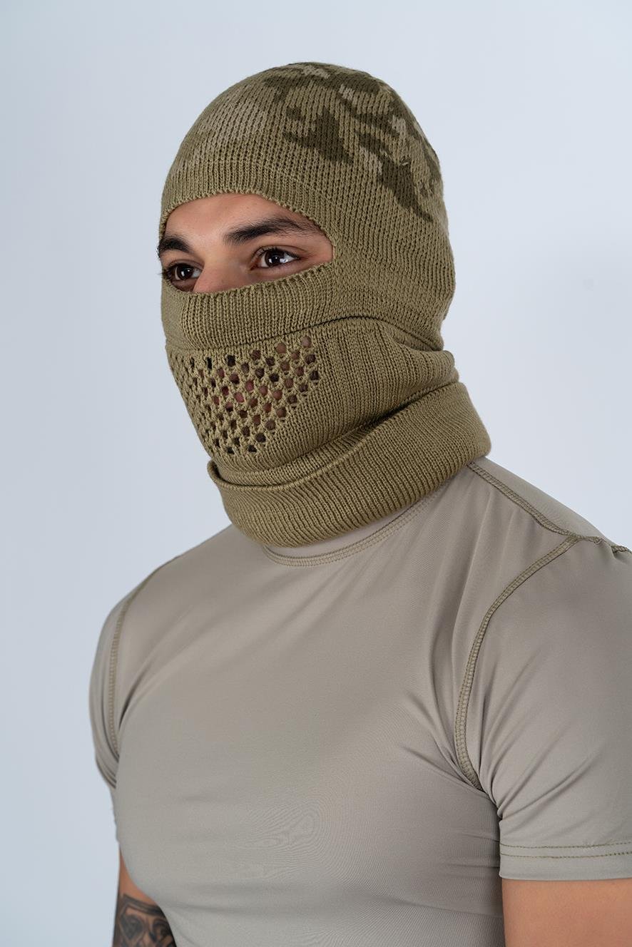 KAR BAŞLIĞI ÖRME KAMUFLAJ - 008