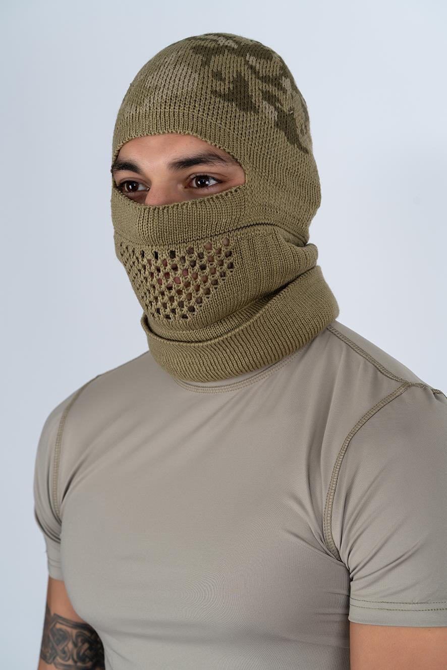 KAR BAŞLIĞI ÖRME KAMUFLAJ - 008