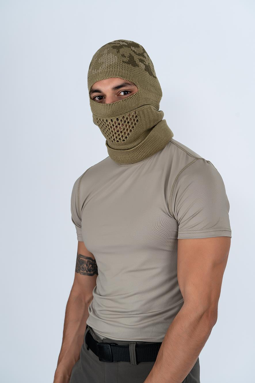 KAR BAŞLIĞI ÖRME KAMUFLAJ - 008