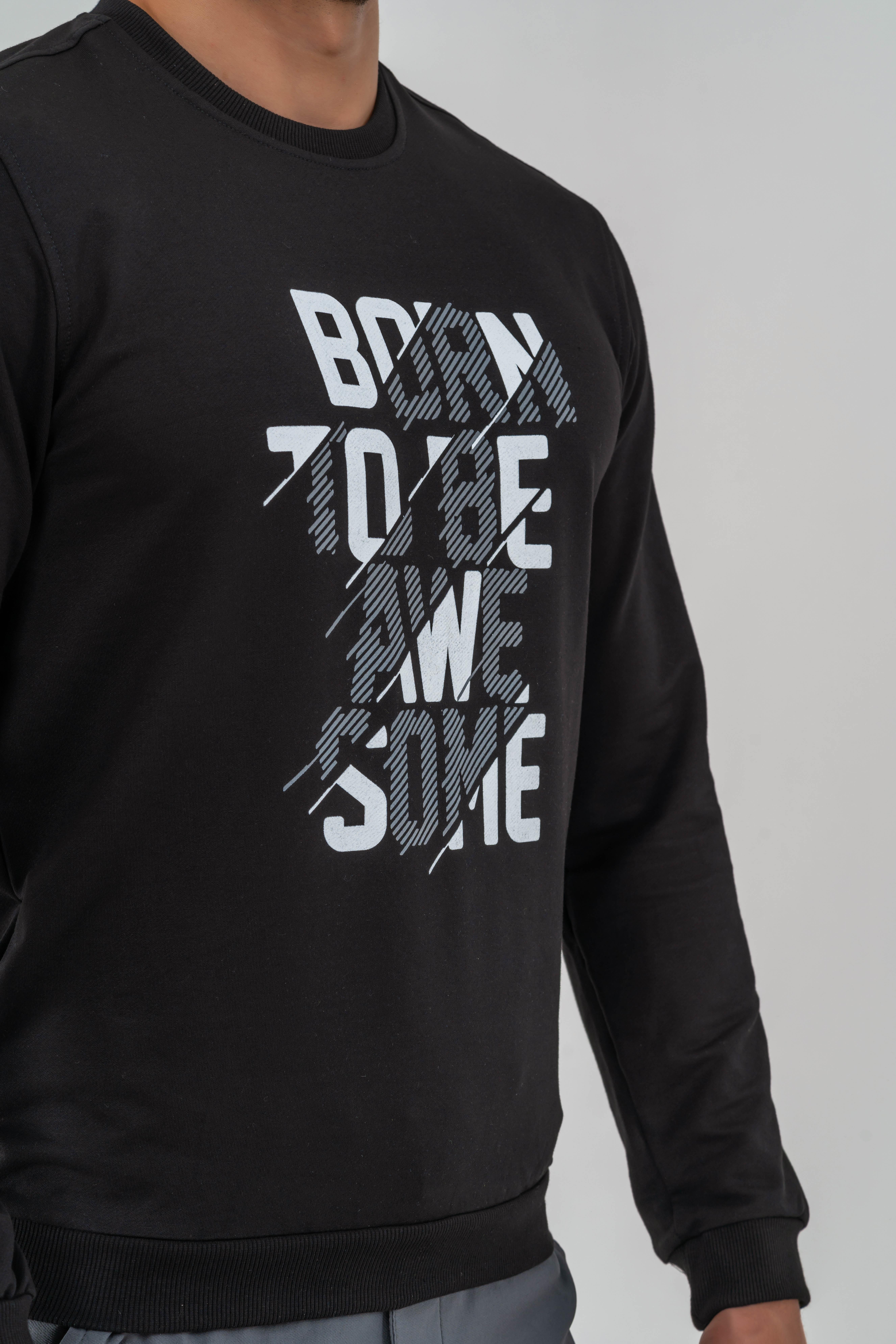 SWEATSHIRT BASIC - 902 - B21 - SİYAH