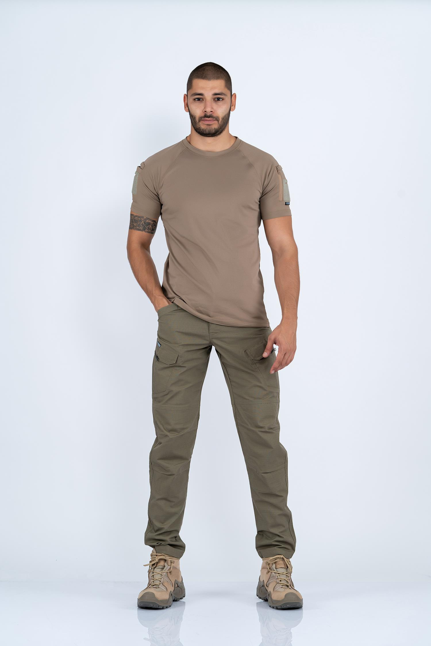 T-SHIRT TACTICAL K.KOL PİKE - 801