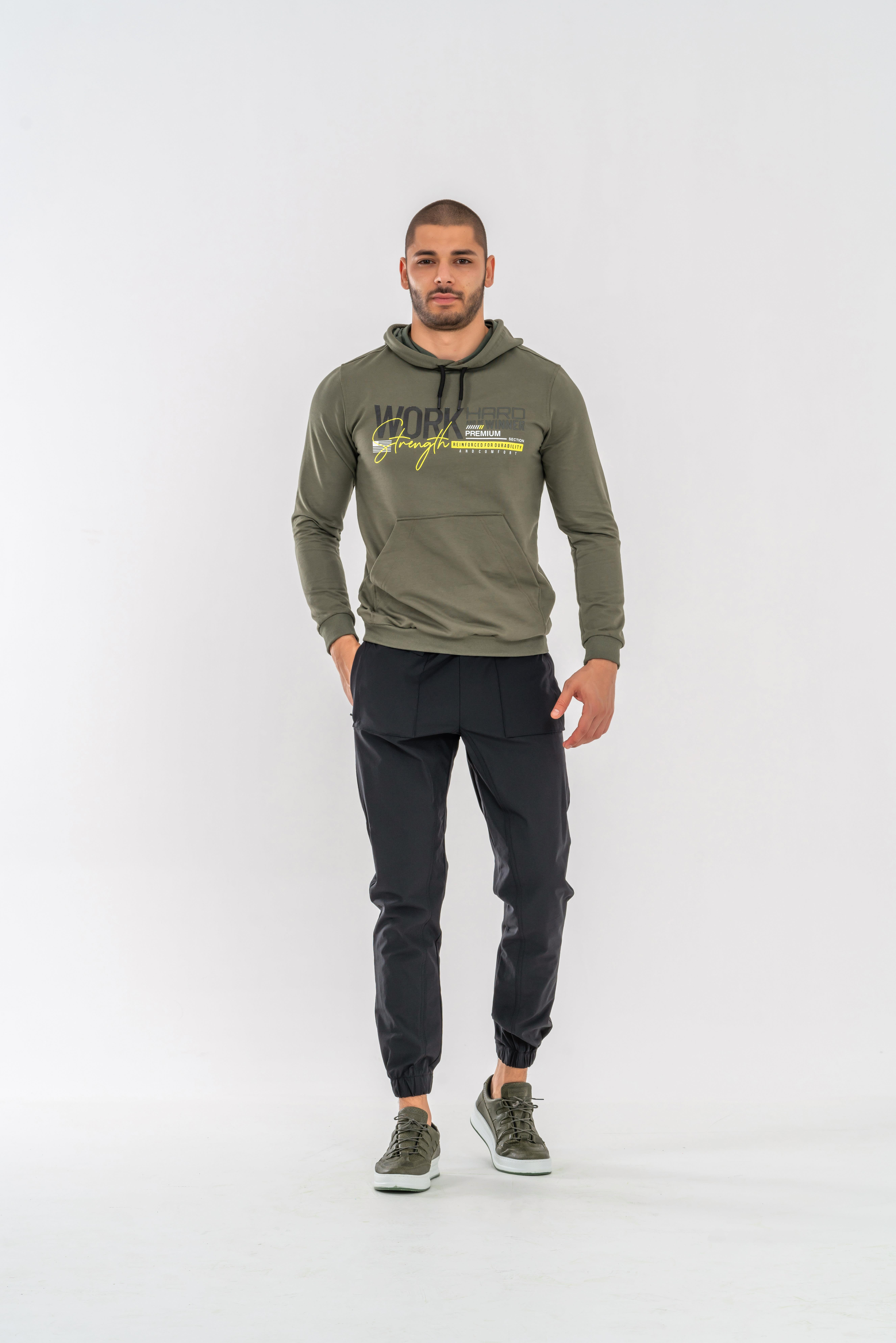 Tactical jogger kargo torba cepli paraşüt pantolon Safari - 513