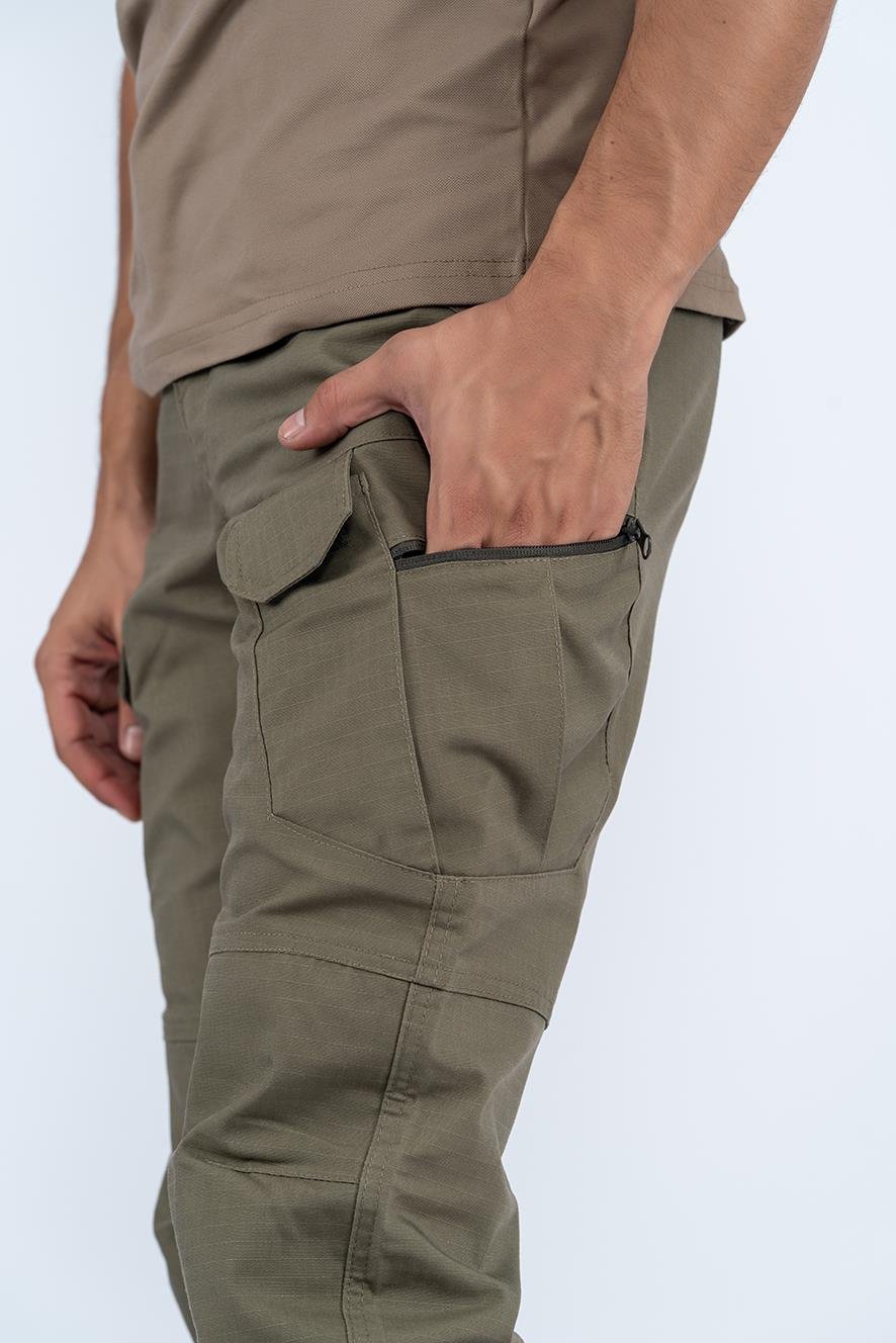 Tactical outdoor pantolon ripstop çok cepli kargo pantolonu - 501