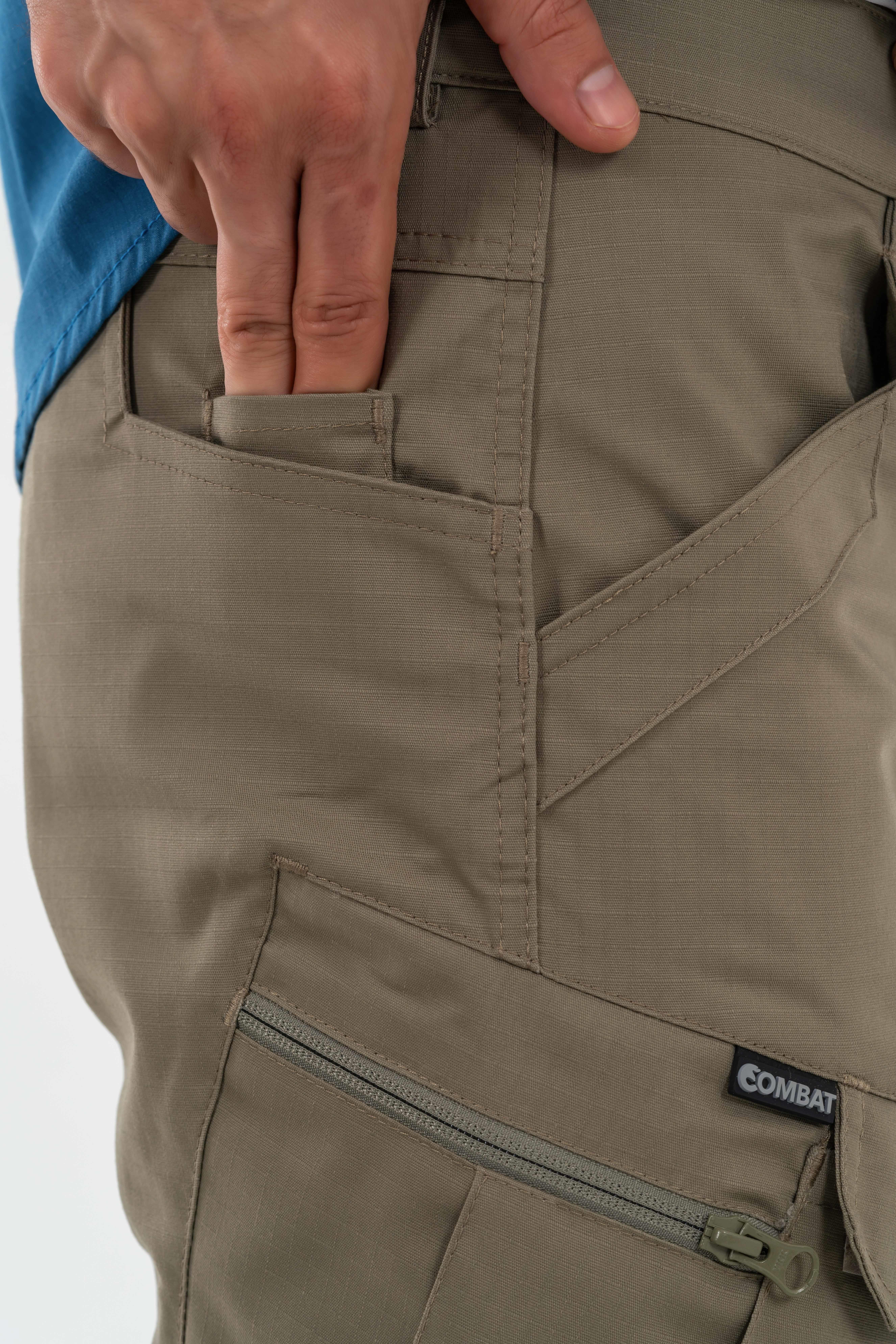 Tactical outdoor pantolon ripstop çok cepli kargo pantolonu - 501