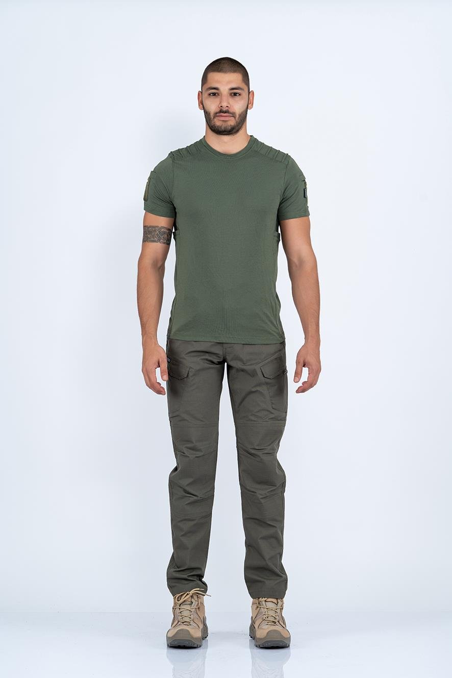 Tactical outdoor pantolon ripstop çok cepli kargo pantolonu - 501