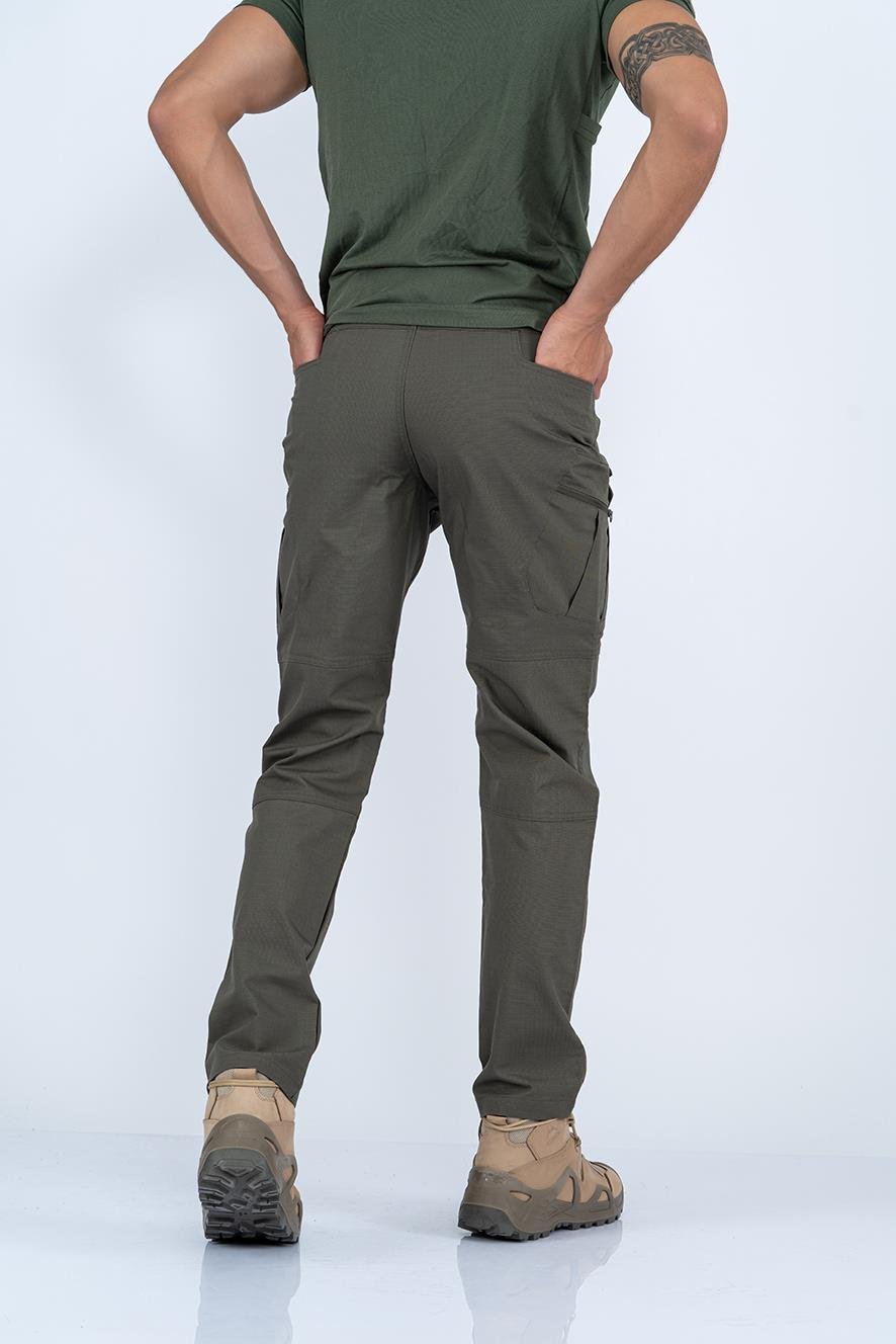 Tactical outdoor pantolon ripstop çok cepli kargo pantolonu - 501