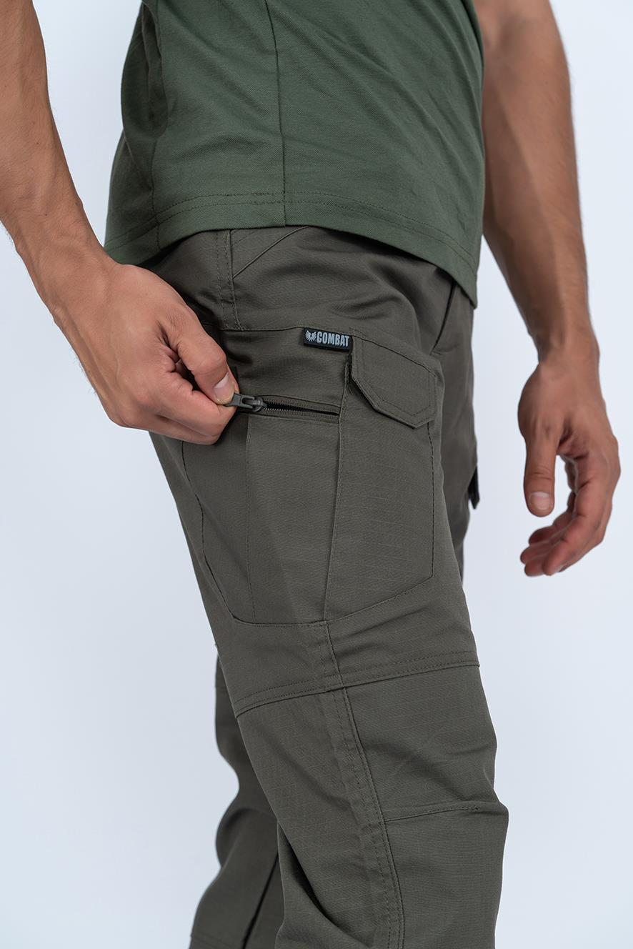 Tactical outdoor pantolon ripstop çok cepli kargo pantolonu - 501
