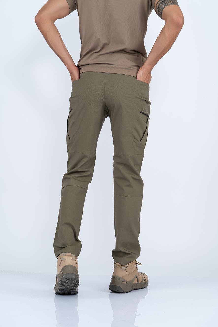 Tactical outdoor pantolon ripstop çok cepli kargo pantolonu - 501