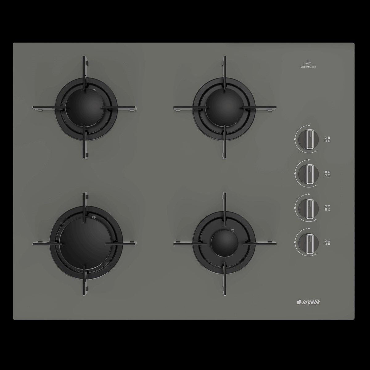 Arçelik Ankastre Gri Tutku Set DG (AFC 340 G - ADE 606 G - OCD T 651 EG)