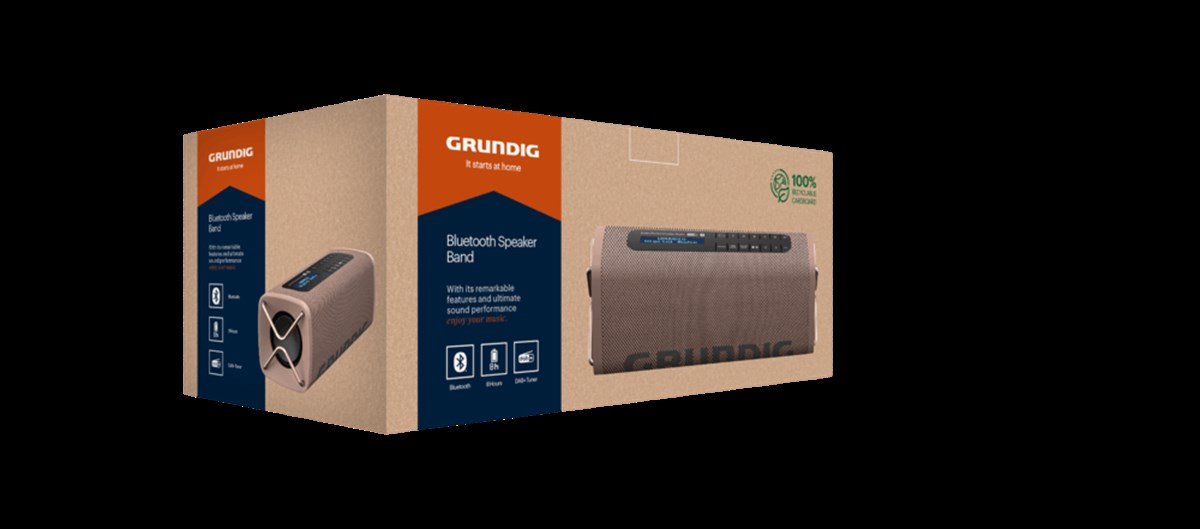 Grundig Band BT Hoparlör Kahve Hoparlör