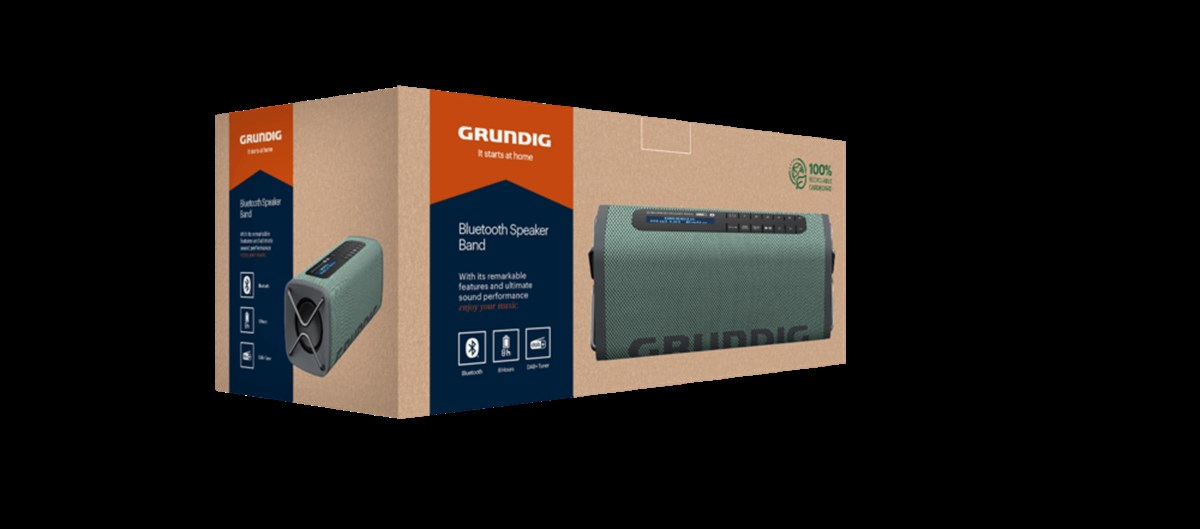 Grundig Band BT Hoparlör Yeşil Hoparlör