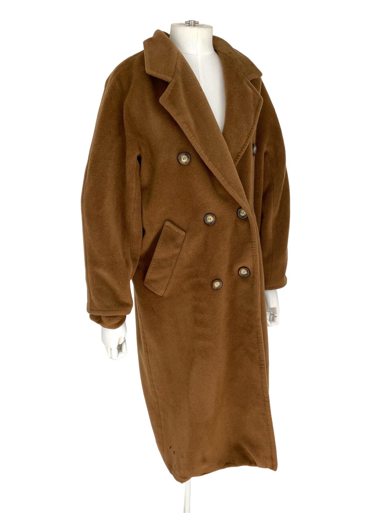  BROWN WOOL COAT