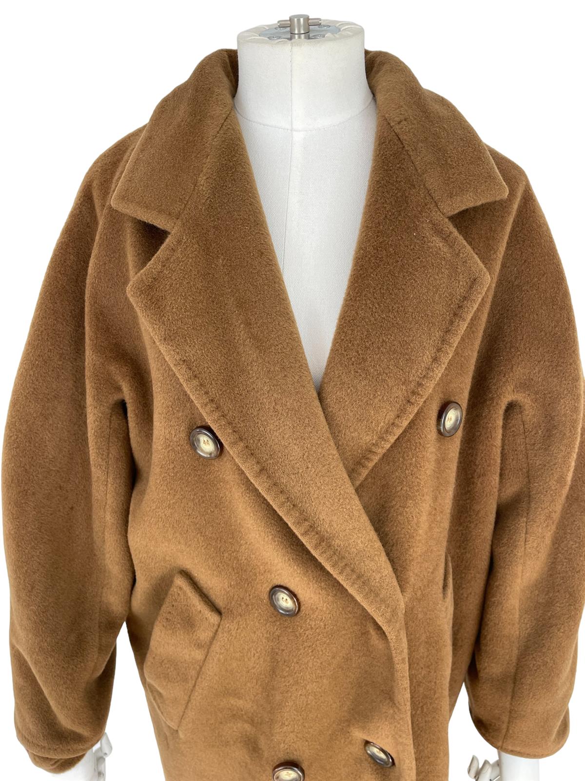  BROWN WOOL COAT