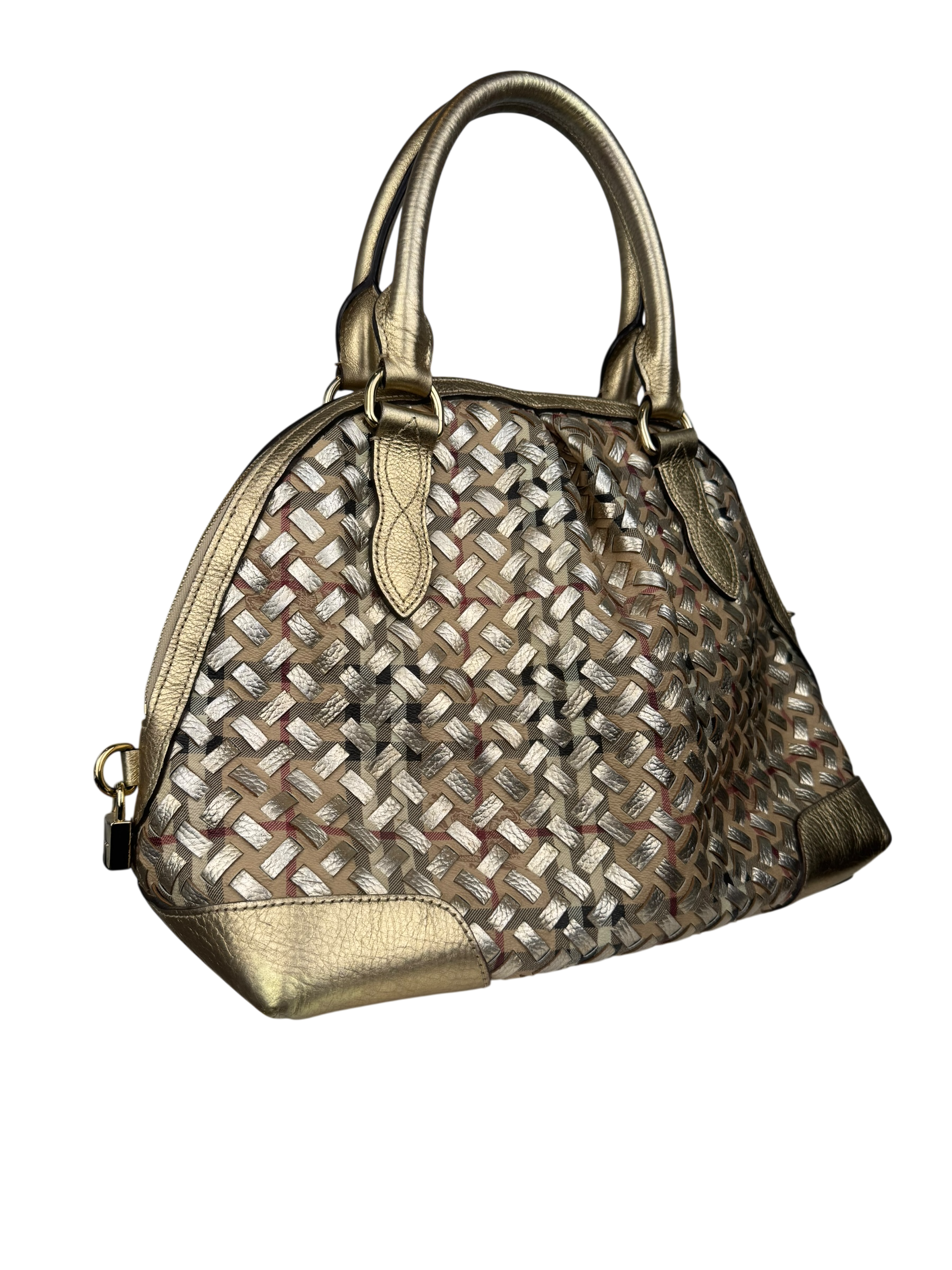  BURBERRY GOLD BORSA THORNLEY BAG 