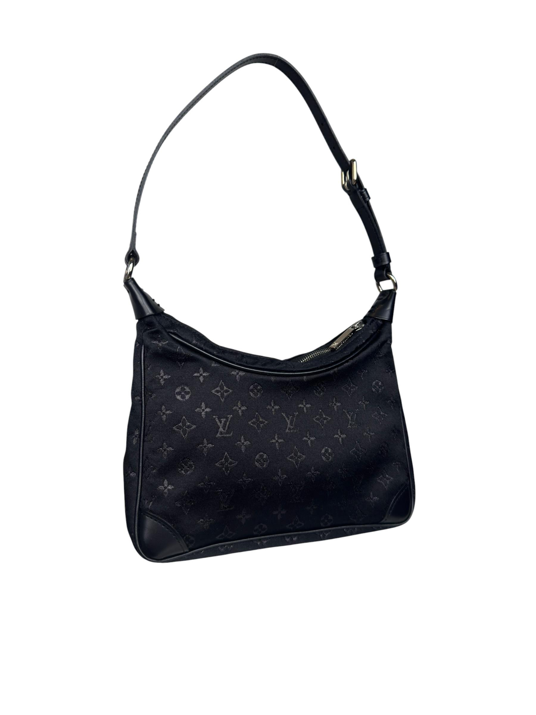  LOUIS VUITTON SATIN BOULOGNE PM SHOULDER BAG