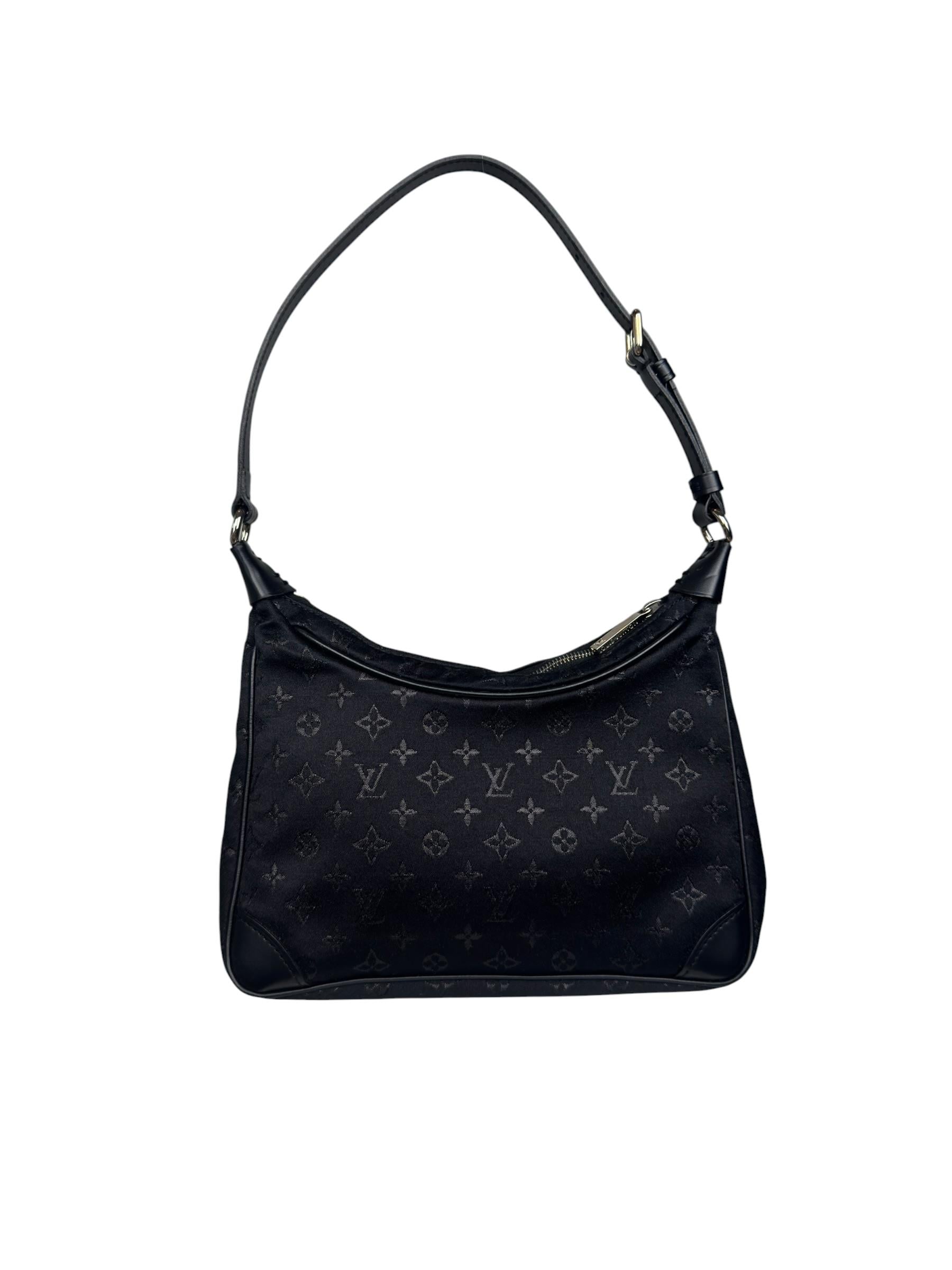  LOUIS VUITTON SATIN BOULOGNE PM SHOULDER BAG