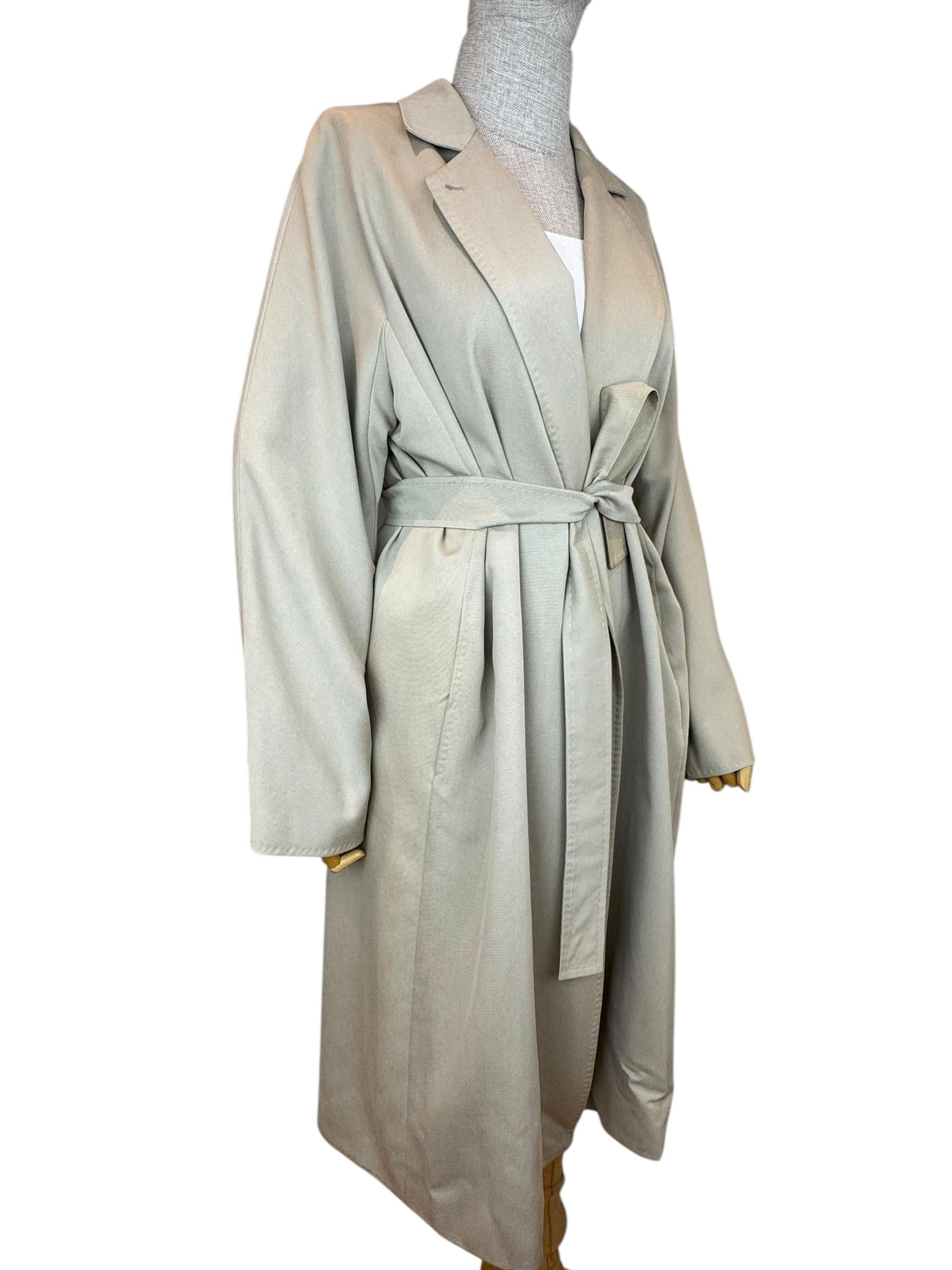  MAXMARA BEIGE TRENCH COAT