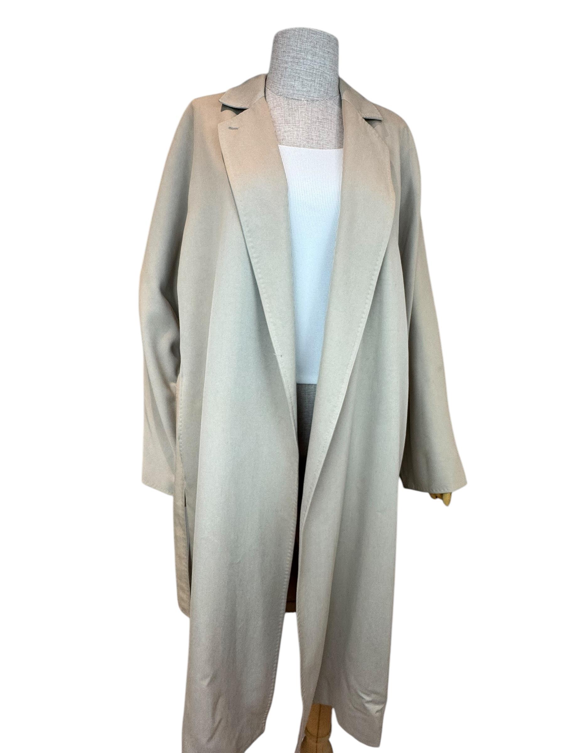  MAXMARA BEIGE TRENCH COAT