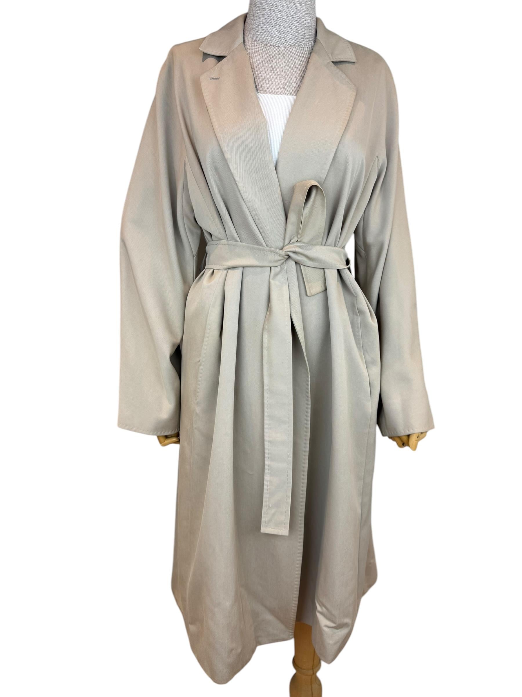  MAXMARA BEIGE TRENCH COAT