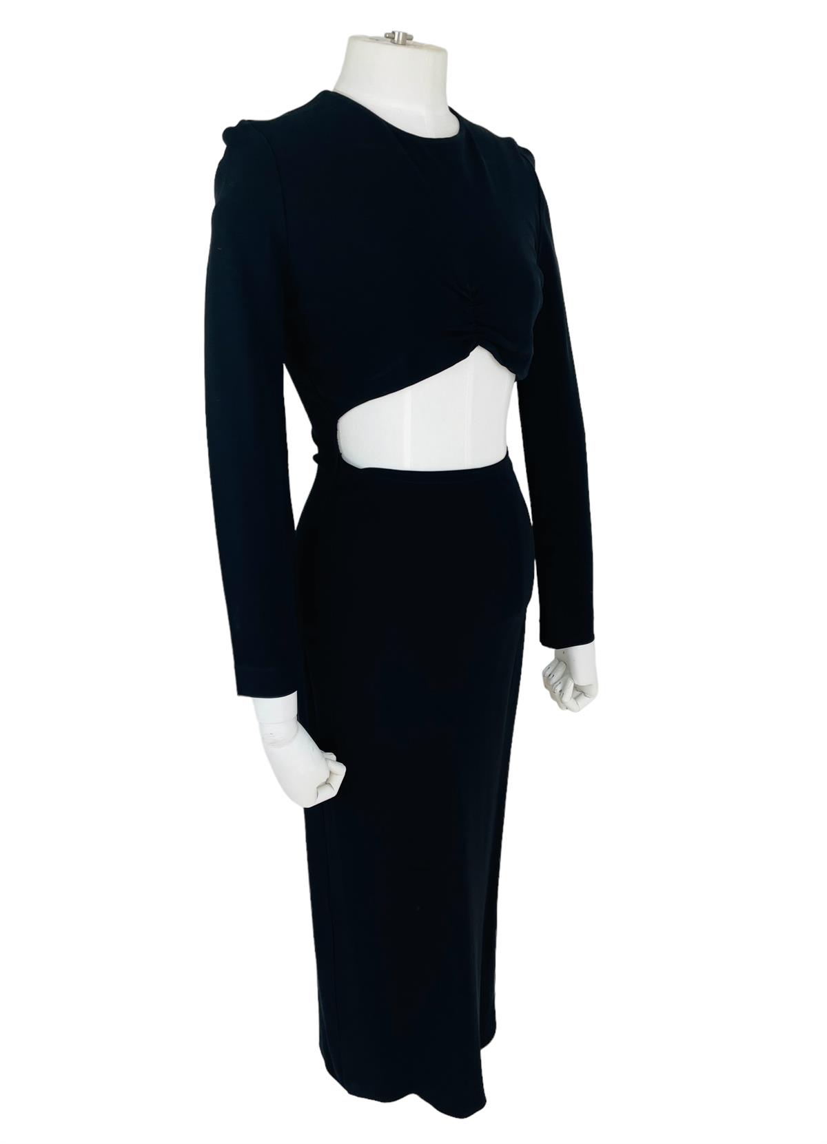  SS22 PEEKABOO LONG DRESS