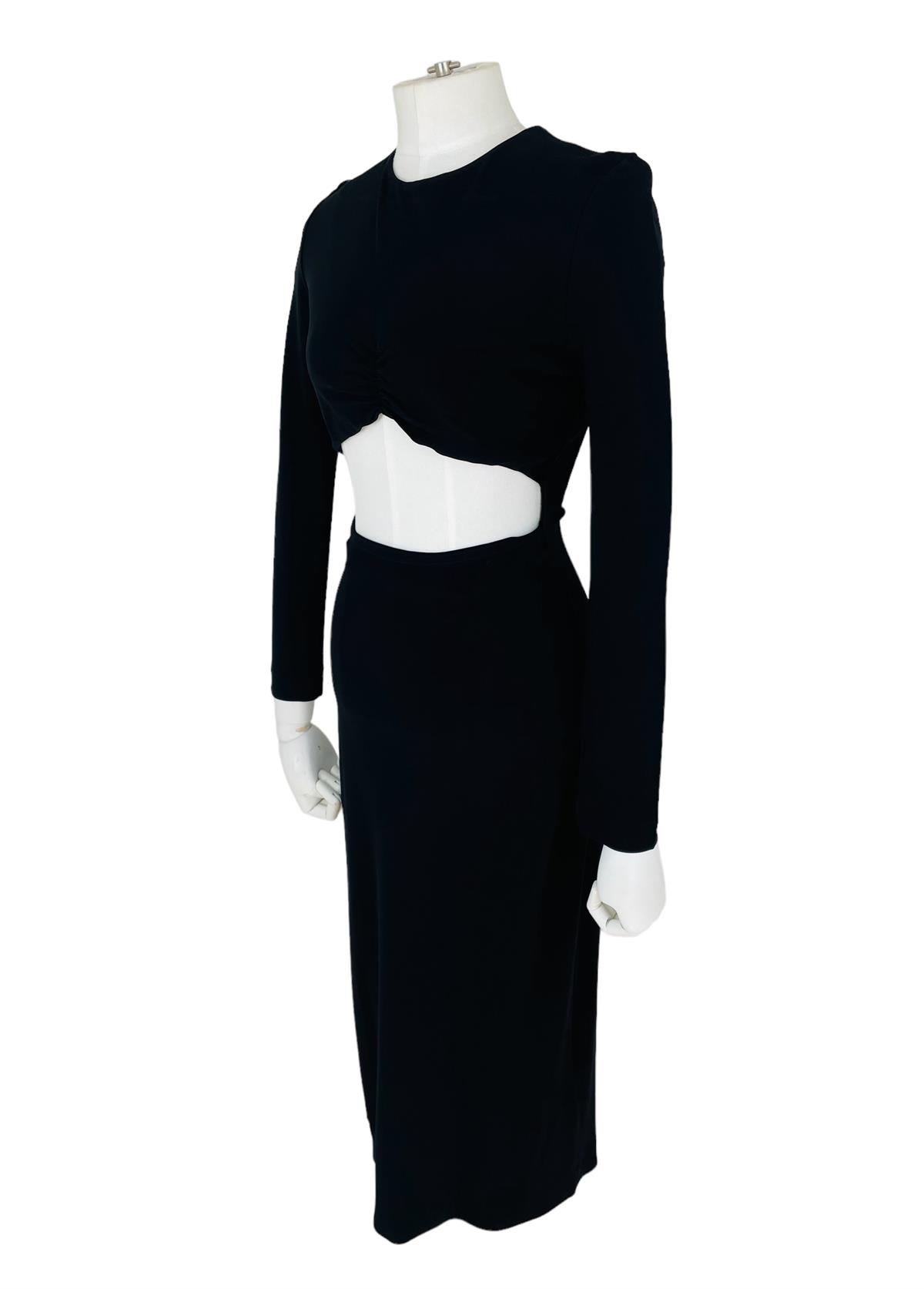  SS22 PEEKABOO LONG DRESS