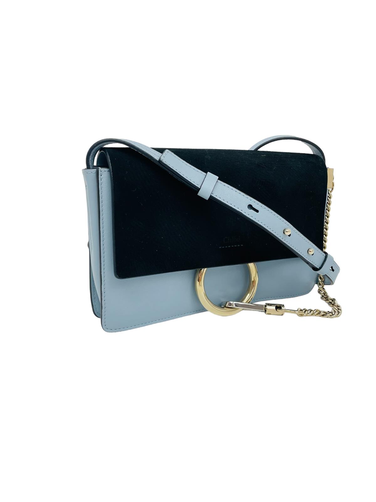  SUEDE CALFSKIN FAYE SHOULDER BAG