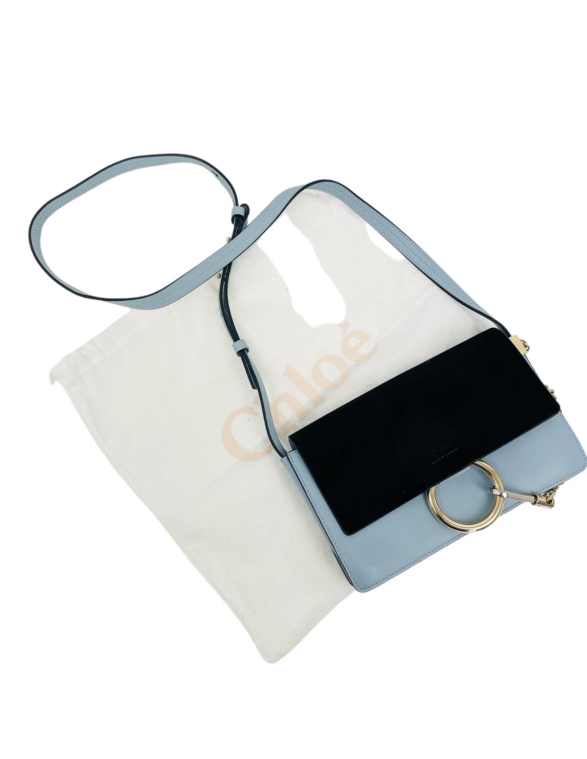  SUEDE CALFSKIN FAYE SHOULDER BAG