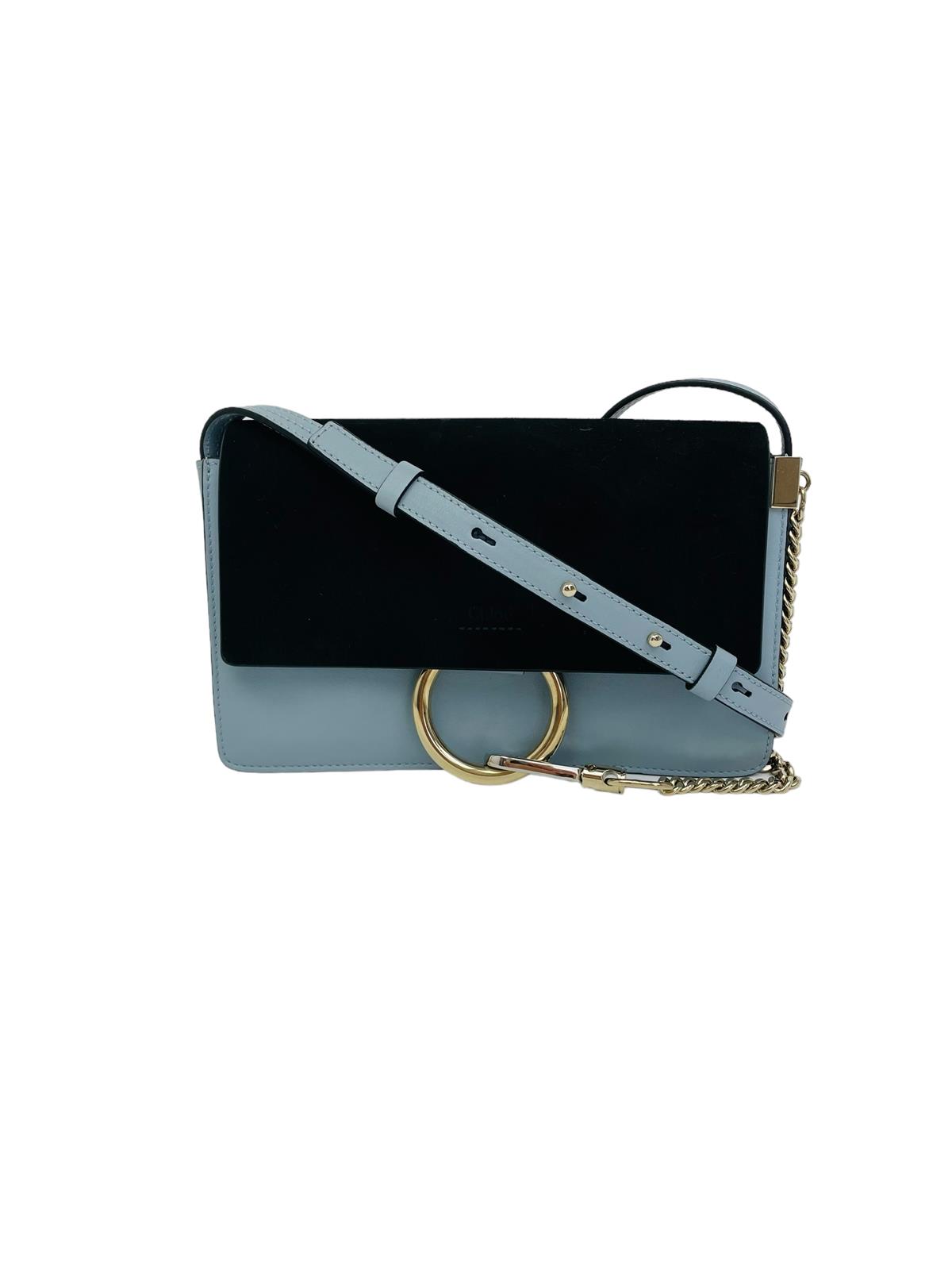  SUEDE CALFSKIN FAYE SHOULDER BAG