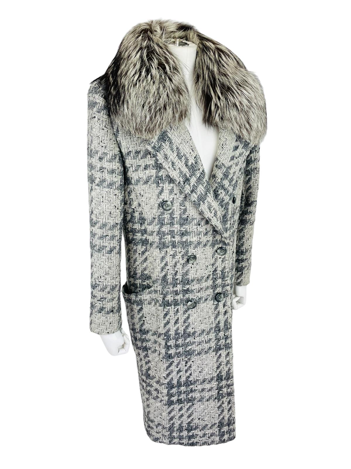  WOOL&FUR COAT