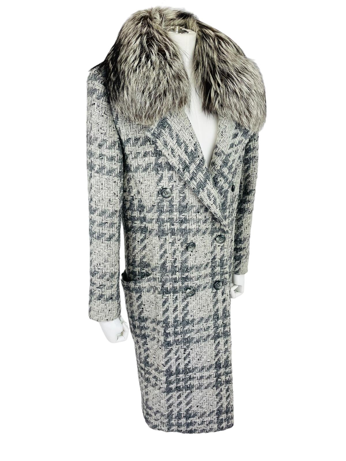  WOOL&FUR COAT