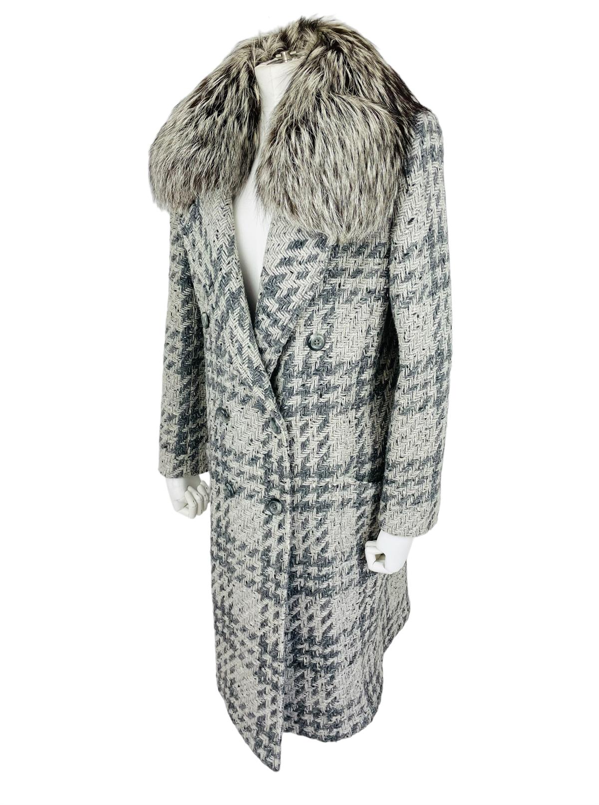  WOOL&FUR COAT